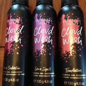Victoria’s Secret 3 foaming scented gel cleanser